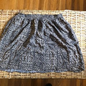 Mossimo Tan & Black Tribal Print Skirt Sz. XL